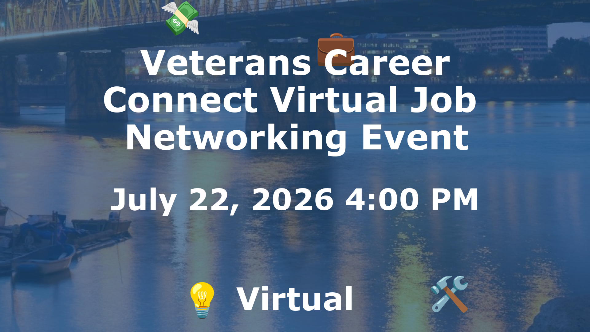 Veterans Career Connect Virtual Job  Networking Event event image